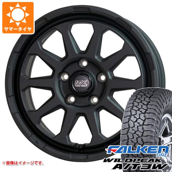 【タイヤ交換対象】RAV4 50系用 サマータイヤ ファルケン ワイルドピーク A/T3W LT225/75R16 115/112Q マッドクロスレンジャー 7.0-16 タイヤホイール4本セット
