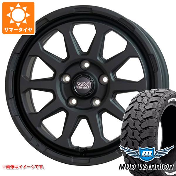 【タイヤ交換対象】デリカD:5用 サマータイヤ モンスタ マッドウォーリアー LT215/70R16 107/105Q ホワイトレター マッドクロスレンジャー 7.0-16 タイヤホイール4本セット
