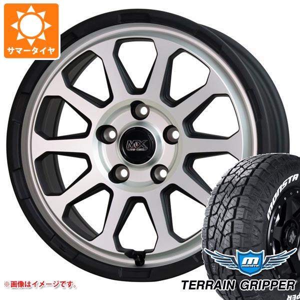 【タイヤ交換対象】アウトランダー GF/GG系用 サマータイヤ モンスタ テレーングリッパー 225/65R17 106T ホワイトレター マッドクロスレンジャー 7.0-17 タイヤホイール4本セット