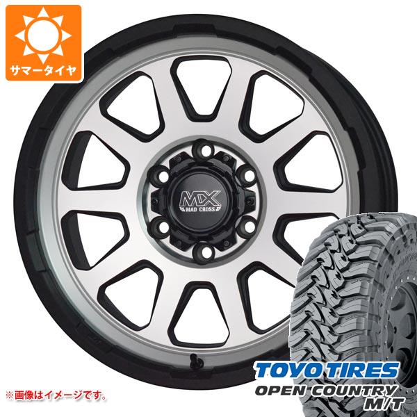 【タイヤ交換対象】5本セット トヨタ FJクルーザー 10系用 サマータイヤ トーヨー オープンカントリー M/T LT285/70R17 116/113P ブラックレター M/T-Rパターン マッドクロスレンジャー 8.0-17 タイヤホイール5本セット