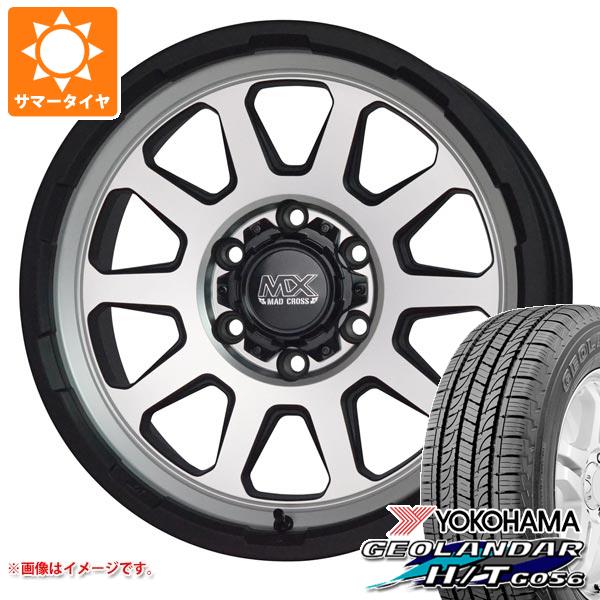 【タイヤ交換対象】ハイエース 200系用 2026年製 サマータイヤ ヨコハマ ジオランダー H/T G056 195/80R15 107/105L LT ホワイトレター マッドクロスレンジャー 6.0-15 タイヤホイール4本セット