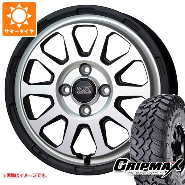 【タイヤ交換対象】サクシード プロボックス 160系用 サマータイヤ グリップマックス マッドレイジ M/T 185R14C 102/100Q ホワイトレター マッドクロスレンジャー 5.0-14 タイヤホイール4本セット