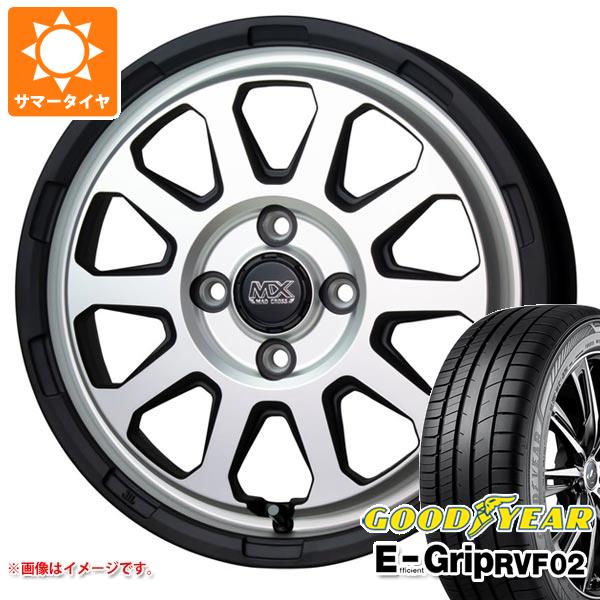 【タイヤ交換対象】サマータイヤ 165/65R14 79H グッドイヤー エフィシエントグリップ RVF02 マッドクロスレンジャー 4.5-14 タイヤホイール4本セット
