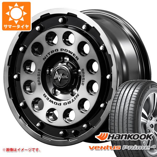 【タイヤ交換対象】T31エクストレイル用 サマータイヤ ハンコック ベンタス プライム4 K135 215/65R16 102H XL K135A ナイトロパワー H12 ショットガン 7.0-16 タイヤホイール4本セット