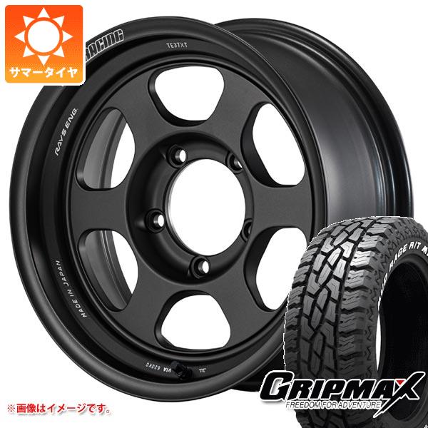 【タイヤ交換対象】5本セット スズキ ジムニーノマド JC74W用 サマータイヤ グリップマックス マッドレイジ R/T MAX LT215/70R16 100/97R ホワイトレター レイズ ボルクレーシング TE37XT for J UL 6.0-16 タイヤホイール5本セット