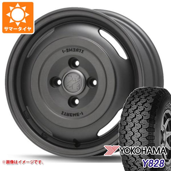 【タイヤ交換対象】サマータイヤ 175R14 6PR ヨコハマ Y828A (175/80R14 94/93N相当) MLJ エクストリームJ ジャーニー あげ軽 4.5-14 タイヤホイール4本セット