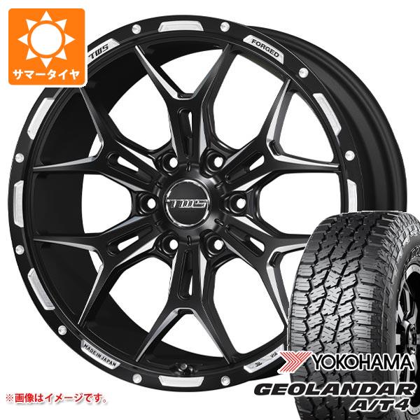 トヨタ ハイラックス 120系用 サマータイヤ ヨコハマ ジオランダー A/T4 G018 275/55R20 117H XL ブラックレター TWS 306S ジオクロス モノブロック 8.5-20 タイヤホイール4本セット｜タイヤ1番OFF-ROAD