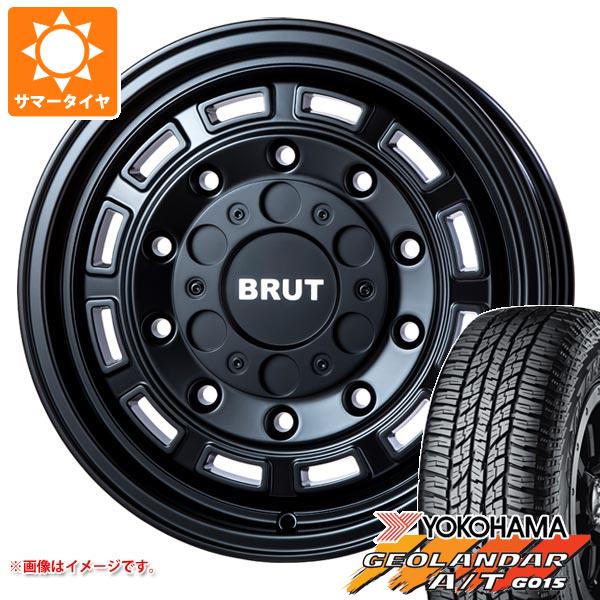 【タイヤ交換対象】RAV4 50系用 サマータイヤ ヨコハマ ジオランダー A/T G015 LT225/75R16 115/112R アウトラインホワイトレター ブルート BR-70 6.5-16 タイヤホイール4本セット