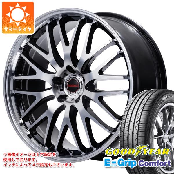 【タイヤ交換対象】サマータイヤ 245/45R19 102W XL グッドイヤー エフィシエントグリップコンフォート ヴァーテックワン エグゼ10 Vセレクション 8.0-19 タイヤホイール4本セット