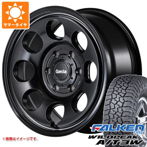 【タイヤ交換対象】5本セット トヨタ FJクルーザー 10系用 サマータイヤ ファルケン ワイルドピーク A/T3W LT265/70R17 121/118R ガルシア パーム8 8.0-17 タイヤホイール5本セット
