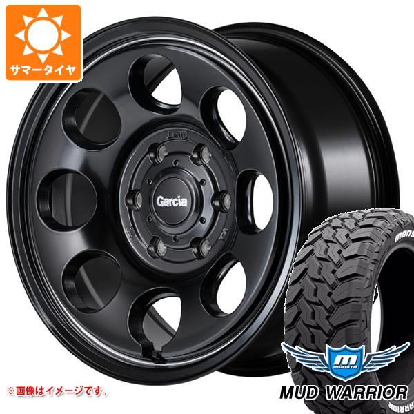 【タイヤ交換対象】トライトン LC2T用 サマータイヤ モンスタ マッドウォーリアー LT265/65R17 120/117Q ホワイトレター ガルシア パーム8 8.0-17 タイヤホイール4本セット