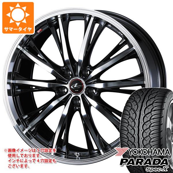 【タイヤ交換対象】サマータイヤ 255/40R20 101V REINF ヨコハマ パラダ スペック-X PA02 レオニス RT 8.5-20 タイヤホイール4本セット