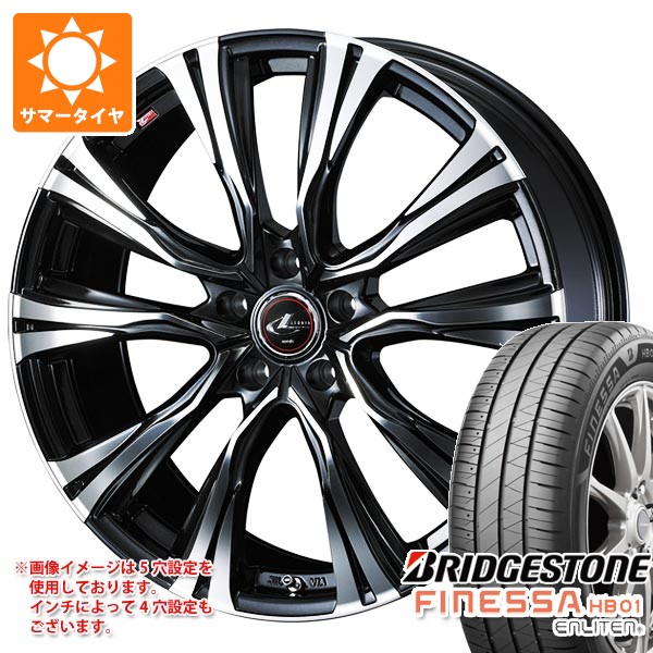【タイヤ交換対象】サマータイヤ 215/45R18 93W XL ブリヂストン フィネッサ HB01 レオニス VR 7.0-18 タイヤホイール4本セット|タイヤ1番OFF-ROAD