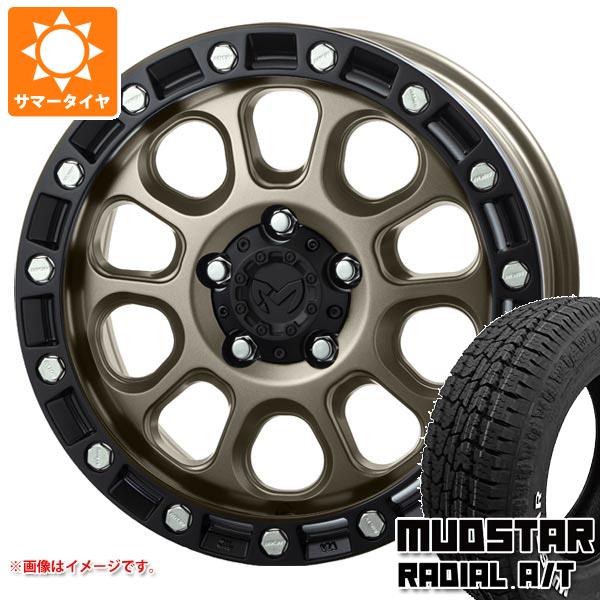 【タイヤ交換対象】T31エクストレイル用 サマータイヤ マッドスター ラジアル A/T 215/65R16C 109/107L ホワイトレター MKW M204 7.0-16 タイヤホイール4本セット|タイヤ1番OFF-ROAD