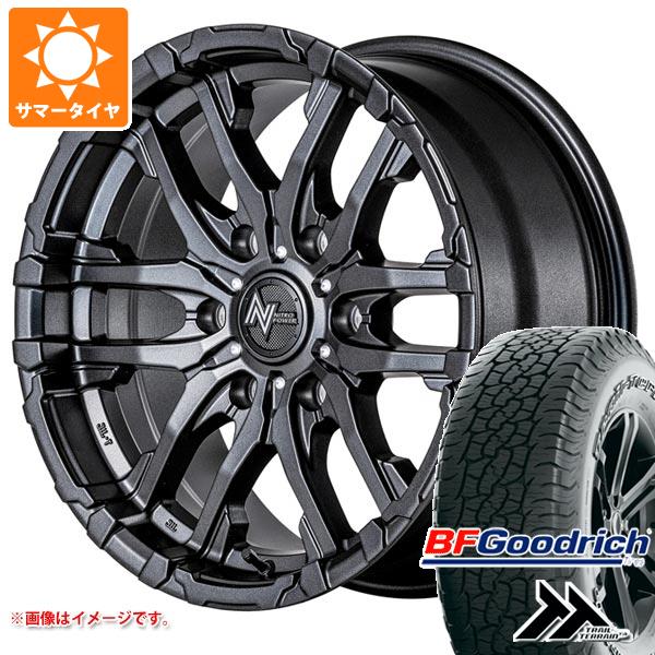 【タイヤ交換対象】ミツビシ トライトン LC2T用 サマータイヤ BFグッドリッチ トレールテレーンT/A 265/65R17 112T アウトラインホワイトレター ナイトロパワー M26 クロスファング 8.0-17 タイヤホイール4本セット 140,350円