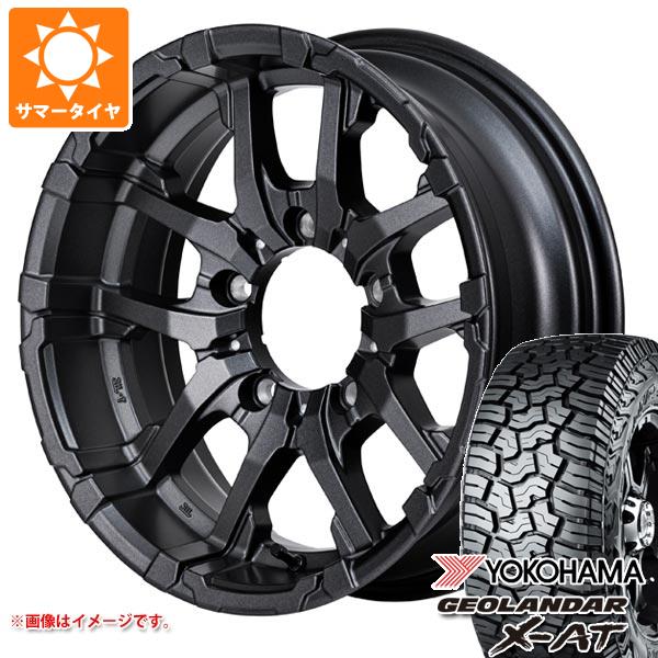 【タイヤ交換対象】5本セット スズキ ジムニーノマド JC74W用 サマータイヤ ヨコハマ ジオランダー X-AT G016 LT235/70R16 104/101Q アウトラインホワイトレター ナイトロパワー M26 クロスファング 6.0-16 タイヤホイール5本セット