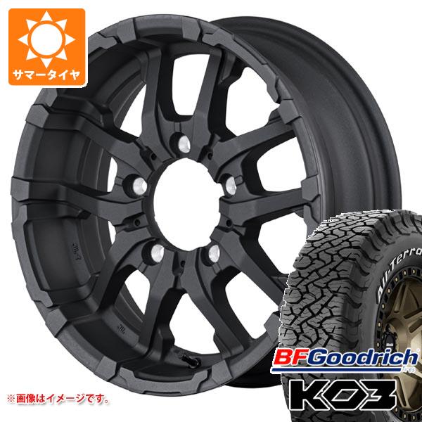 【タイヤ交換対象】ジムニー JB64W用 サマータイヤ BFグッドリッチ オールテレーンT/A KO3 LT215/70R16 100/97S ホワイトレター ナイトロパワー M26 クロスファング 5.5-16 タイヤホイール4本セット 107,050円
