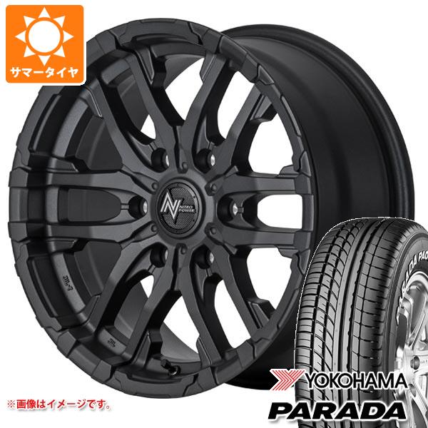 【タイヤ交換対象】ハイエース 200系用 2026年製 サマータイヤ ヨコハマ パラダ PA03 215/65R16C 109/107S ホワイトレター ナイトロパワー M26 クロスファング 6.5-16 タイヤホイール4本セット 104,006円