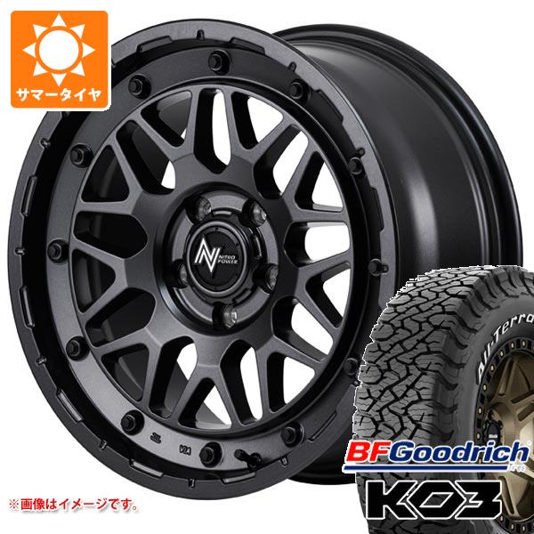 【タイヤ交換対象】デリカD5用 サマータイヤ BFグッドリッチ オールテレーンT/A KO3 LT225/65R17 107/103S ブラックレター ナイトロパワー M29 スティンガー 7.0-17 タイヤホイール4本セット|タイヤ1番OFF-ROAD