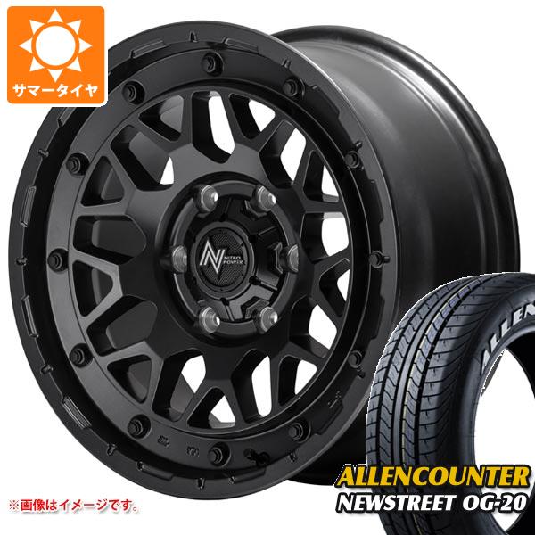 【タイヤ交換対象】ハイエース 200系用 サマータイヤ オーレンカウンター ニューストリート OG-20 215/60R17C 109/107T ホワイトレター ナイトロパワー M29 スティンガー 6.5-17 タイヤホイール4本セット