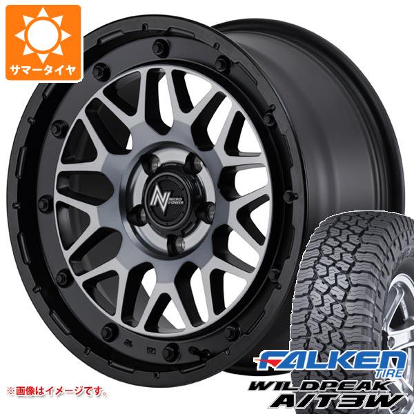 【タイヤ交換対象】トヨタ RAV4 50系用 サマータイヤ ファルケン ワイルドピーク A/T3W 235/70R16 109T XL ナイトロパワー M29 スティンガー 7.0-16 タイヤホイール4本セット