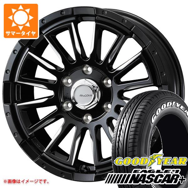 【タイヤ交換対象】ハイエース 200系用 2026年製 サマータイヤ グッドイヤー イーグル ＃1 ナスカープラス 215/60R17C 109/107R ホワイトレター マッコイズ RV5 6.5-17 タイヤホイール4本セット