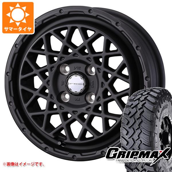 【タイヤ交換対象】サクシード プロボックス 160系用 サマータイヤ グリップマックス マッドレイジ M/T 195R14C 106/104Q ホワイトレター マッドヴァンス09 5.0-14 タイヤホイール4本セット