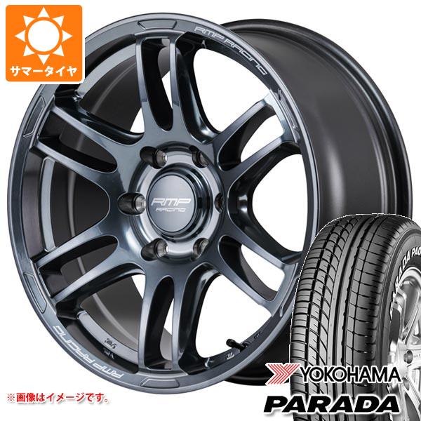 【タイヤ交換対象】ハイエース 200系用 2026年製 サマータイヤ ヨコハマ パラダ PA03 215/65R16C 109/107S ホワイトレター MID レーシング R26 6.5-16 タイヤホイール4本セット