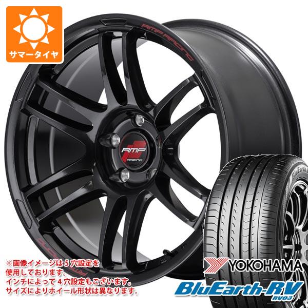 【タイヤ交換対象】サマータイヤ 225/55R18 98V ヨコハマ ブルーアースRV RV03R7216 MID レーシング R26 7.5-18 タイヤホイール4本セット｜タイヤ1番OFF-ROAD