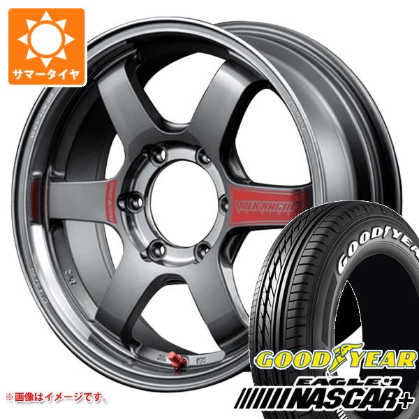【タイヤ交換対象】ハイエース 200系用 サマータイヤ グッドイヤー イーグル ＃1 ナスカープラス 215/60R17C 109/107R ホワイトレター レイズ ボルクレーシング TE37SB SL 6.5-17 タイヤホイール4本セット