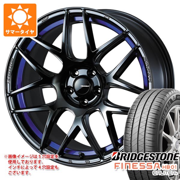 【タイヤ交換対象】サマータイヤ 235/40R18 95W XL ブリヂストン フィネッサ HB01 ウェッズスポーツ SA-27R 8.5-18 タイヤホイール4本セット｜タイヤ1番OFF-ROAD 167,250円