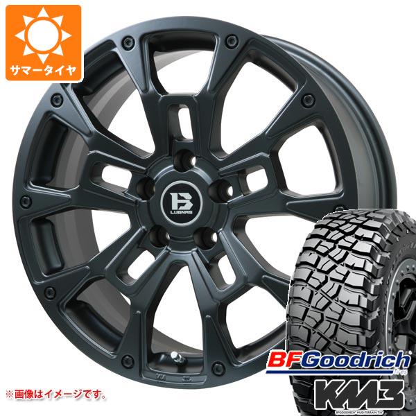 【タイヤ交換対象】T32エクストレイル用 サマータイヤ BFグッドリッチ マッドテレーンT/A KM3 LT245/65R17 111/108Q Bラグナス BRD 7.0-17 タイヤホイール4本セット
