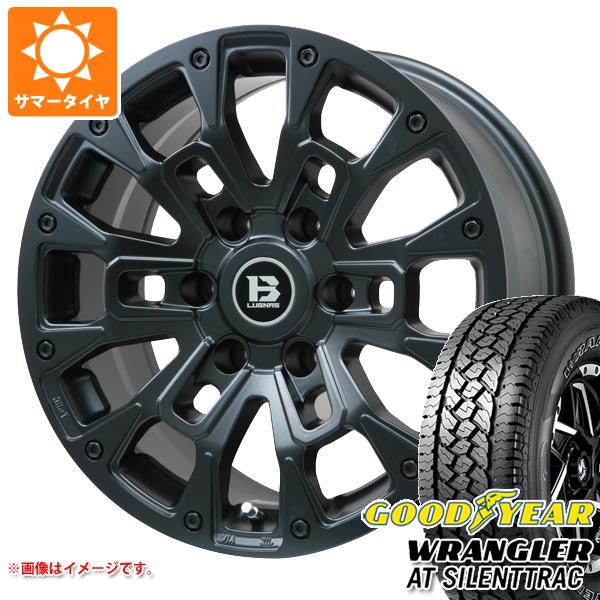 【タイヤ交換対象】サマータイヤ 265/60R18 110H グッドイヤー ラングラー AT サイレントトラック アウトラインホワイトレター Bラグナス BRD 8.0-18 タイヤホイール4本セット