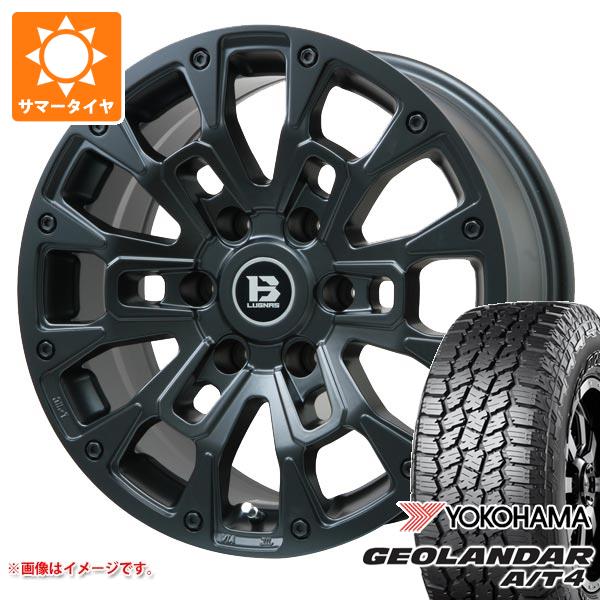 【タイヤ交換対象】5本セット FJクルーザー 10系用 サマータイヤ ヨコハマ ジオランダー A/T4 G018 LT285/70R17 121/118S アウトラインホワイトレター Bラグナス BRD 8.0-17 タイヤホイール5本セット