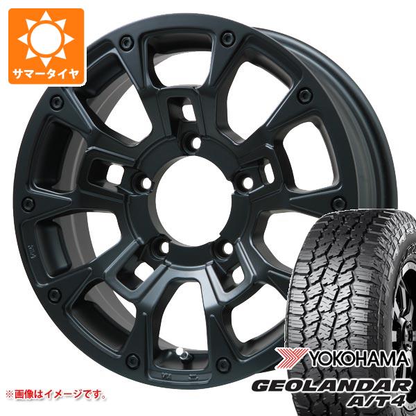 【タイヤ交換対象】スズキ ジムニーシエラ JB74W用 2026年製 サマータイヤ ヨコハマ ジオランダー A/T4 G018 225/70R16 103H ブラックレター Bラグナス BRD 5.5-16 タイヤホイール4本セット|タイヤ1番OFF-ROAD