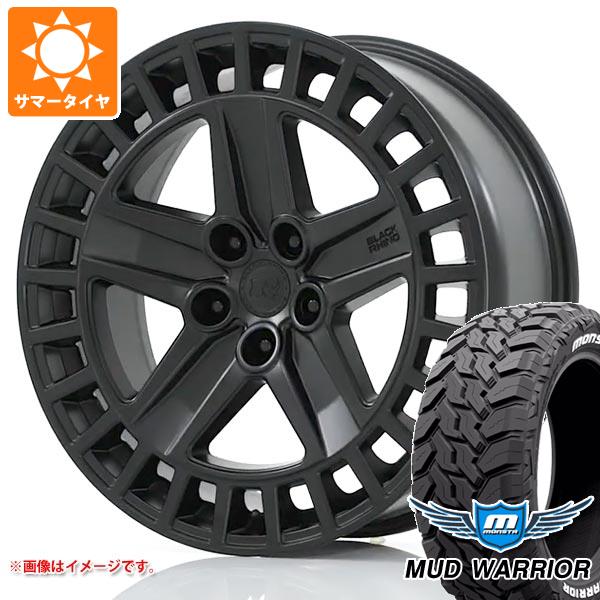 【タイヤ交換対象】5本セット ランドローバー ディフェンダー L663用 サマータイヤ モンスタ マッドウォーリアー LT275/55R20 120/117Q ホワイトレター ブラックライノ オールストン タイヤホイール5本セット｜タイヤ1番OFF-ROAD