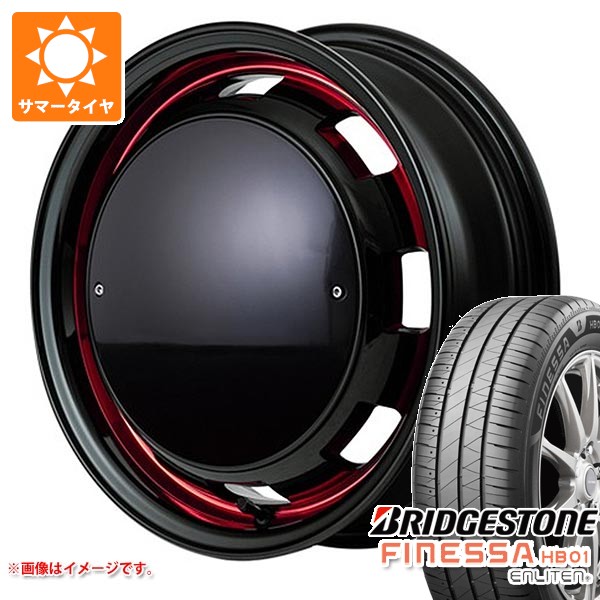 【タイヤ交換対象】サマータイヤ 165/55R15 75V ブリヂストン フィネッサ HB01 ガルシア シスコ ポップ 4.5-15 タイヤホイール4本セット｜タイヤ1番OFF-ROAD