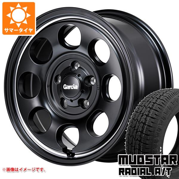 【タイヤ交換対象】T31エクストレイル用 サマータイヤ マッドスター ラジアル A/T 215/65R16C 109/107L ホワイトレター ガルシア パーム8 7.0-16 タイヤホイール4本セット|タイヤ1番OFF-ROAD