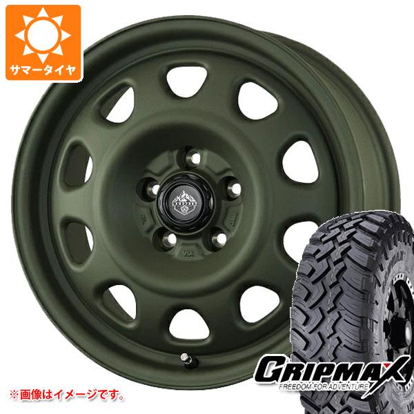 【タイヤ交換対象】ミツビシ デリカD5用 サマータイヤ グリップマックス マッドレイジ M/T LT235/70R16 106Q ホワイトレター ランドフット SWZ 7.0-16 タイヤホイール4本セット
