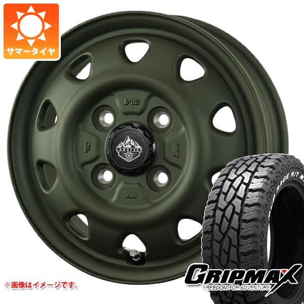 【タイヤ交換対象】ハイゼットトラック S500系用 サマータイヤ グリップマックス マッドレイジ R/T MAX 145R14C 85/83Q ホワイトレター ランドフット SWZ 4.5-14 タイヤホイール4本セット 57,090円