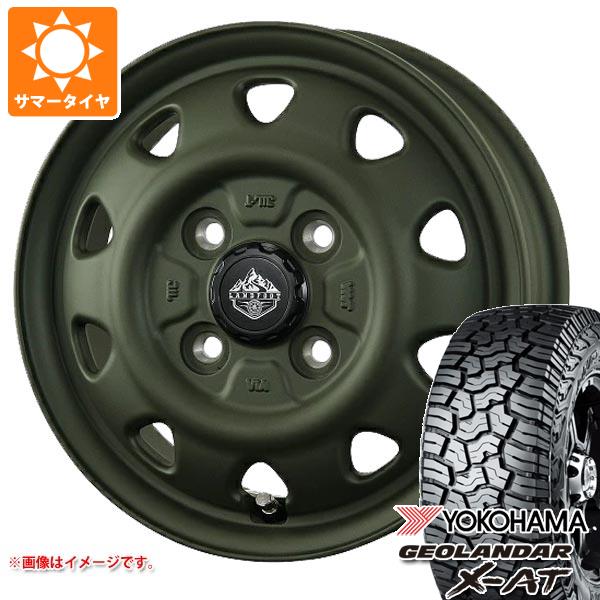 【タイヤ交換対象】ミツビシ デリカミニ B30系用 2026年製 サマータイヤ ヨコハマ ジオランダー X-AT G016 LT165/65R14 81/78Q ブラックレター G016A ランドフット SWZ 4.5-14 タイヤホイール4本セット
