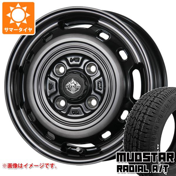 【タイヤ交換対象】タフト LA900系用 サマータイヤ マッドスター ラジアル A/T 175/65R15 88H XL ホワイトレター ランドフット XFG 4.5-15 タイヤホイール4本セット