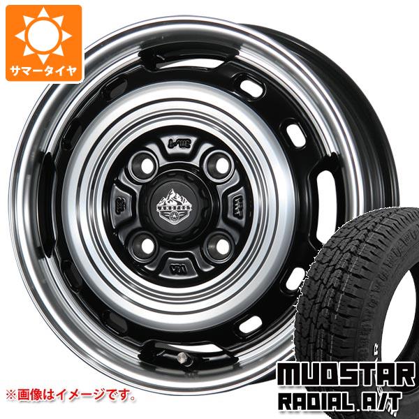 【タイヤ交換対象】タフト LA900系用 サマータイヤ マッドスター ラジアル A/T 175/65R15 88H XL ホワイトレター ランドフット XFG 4.5-15 タイヤホイール4本セット