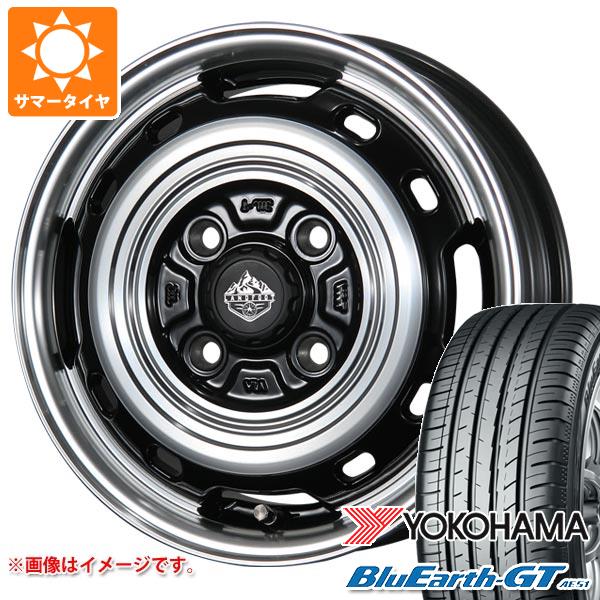 【タイヤ交換対象】タフト LA900系用 サマータイヤ ヨコハマ ブルーアースGT AE51 175/65R15 84H ランドフット XFG 4.5-15 タイヤホイール4本セット