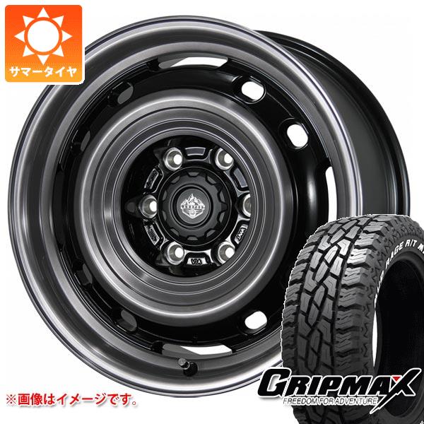 【タイヤ交換対象】サマータイヤ 275/70R17 121/118Q グリップマックス マッドレイジ R/T MAX ホワイトレター ランドフット XFG 8.0-17 タイヤホイール4本セット