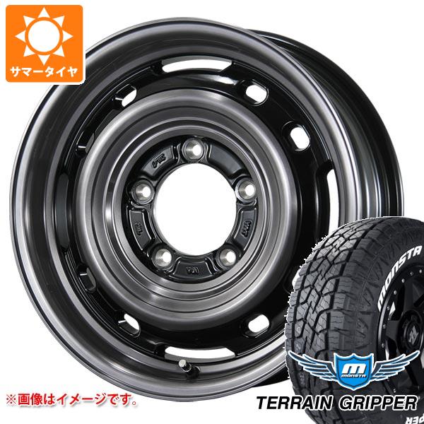 【タイヤ交換対象】ジムニー用 サマータイヤ モンスタ テレーングリッパー 175/80R16 91S ホワイトレター ランドフット XFG 5.5-16 タイヤホイール4本セット|タイヤ1番OFF-ROAD