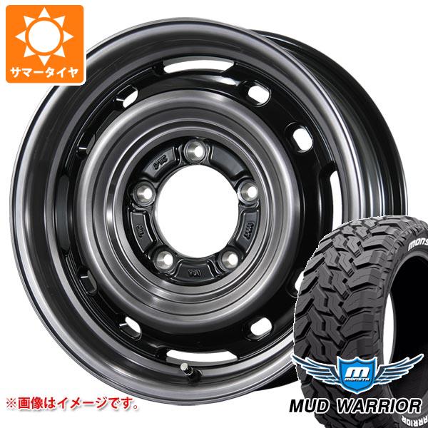 【タイヤ交換対象】5本セット ジムニーシエラ JB74W用 サマータイヤ モンスタ マッドウォーリアー LT235/70R16 104/101Q ホワイトレター ランドフット XFG 6.0-16 タイヤホイール5本セット｜タイヤ1番OFF-ROAD