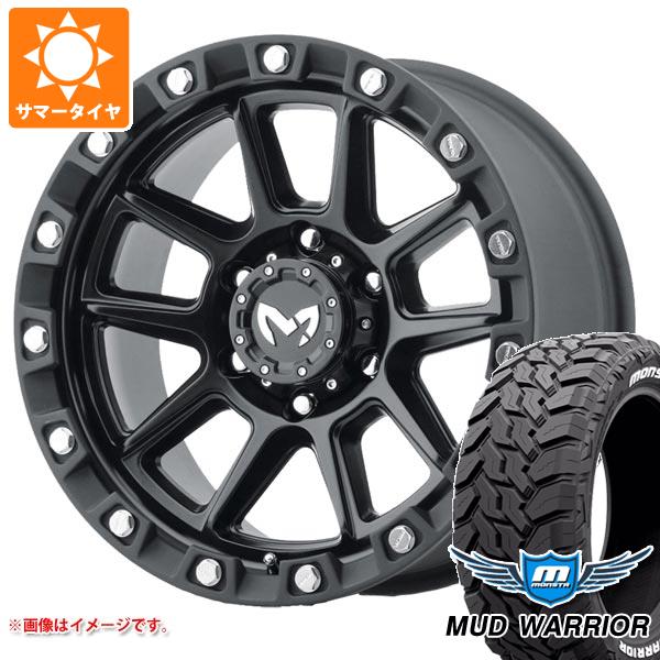 【タイヤ交換対象】5本セット トヨタ FJクルーザー 10系用 サマータイヤ モンスタ マッドウォーリアー LT265/70R17 121/118Q ホワイトレター MKW M205 8.5-17 タイヤホイール5本セット