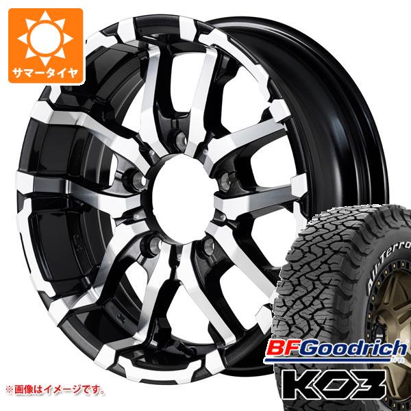 【タイヤ交換対象】ジムニーシエラ JB74W用 2026年製 サマータイヤ BFグッドリッチ オールテレーンT/A KO3 LT235/70R16 110/107S ホワイトレター ナイトロパワー M26 クロスファング 6.0-16 タイヤホイール4本セット|タイヤ1番OFF-ROAD