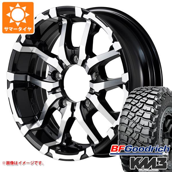 【タイヤ交換対象】5本セット スズキ ジムニーノマド JC74W用 サマータイヤ BFグッドリッチ マッドテレーンT/A KM3 LT225/75R16 115/112Q ナイトロパワー M26 クロスファング 6.0-16 タイヤホイール5本セット 287,875円